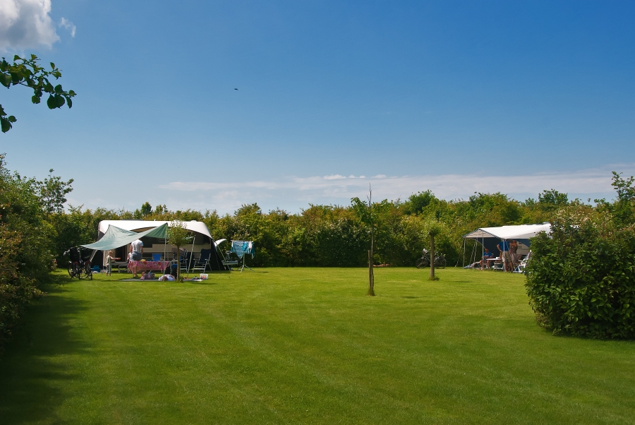 Ruime rustige kampeerplaats in Renesse Zeeland